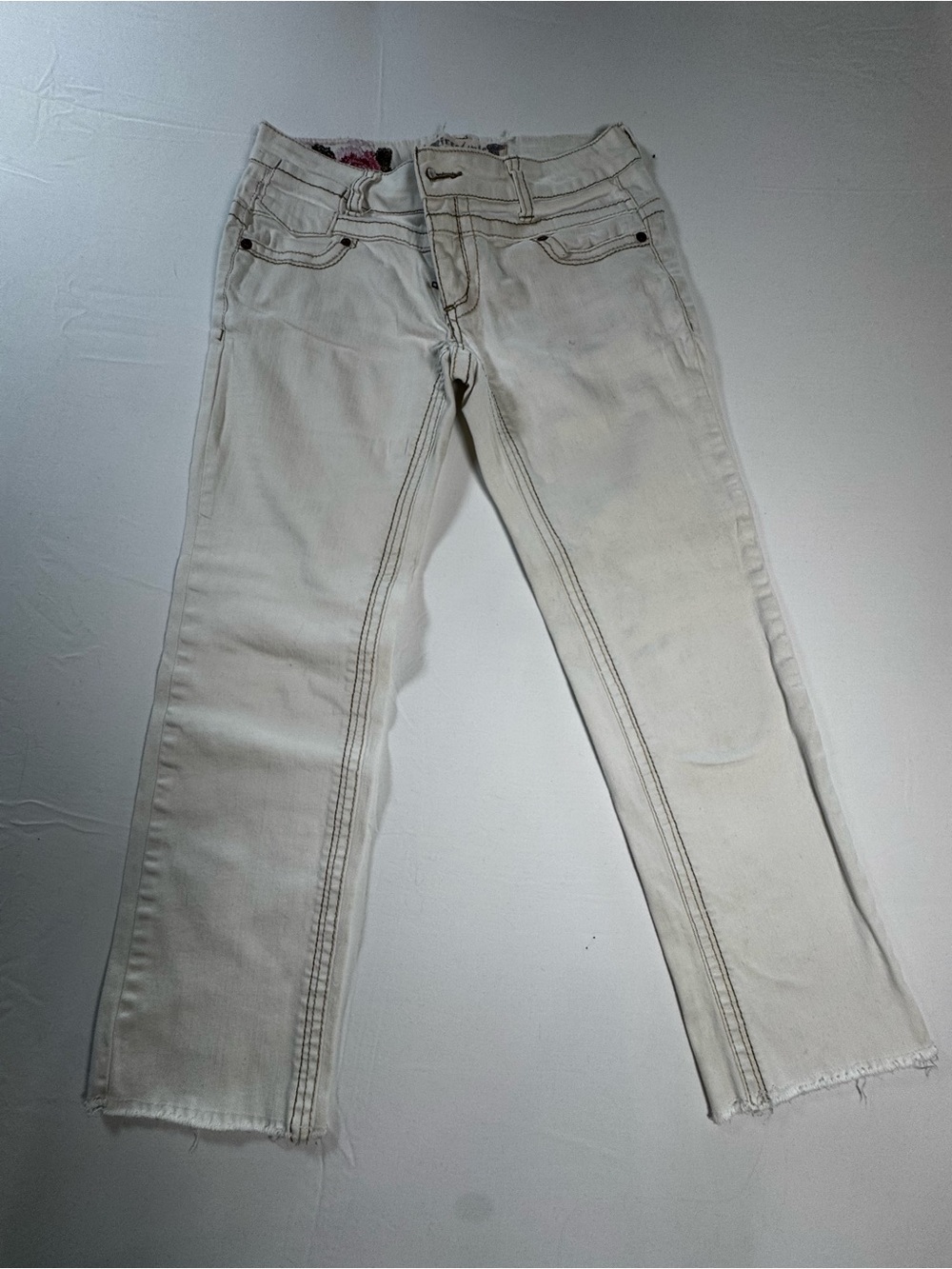 Women’s White Straight-Leg Jeans - Clean Casual Style
